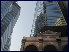 Glass buildings in the CBD at the border to the Old Town.